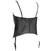 Rimba - Leren Corset Met Open Cups-Erotiekvoordeel.nl