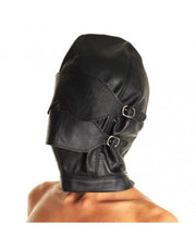 Rimba - Leren Masker Met afneembare gag En oogdelen-Erotiekvoordeel.nl