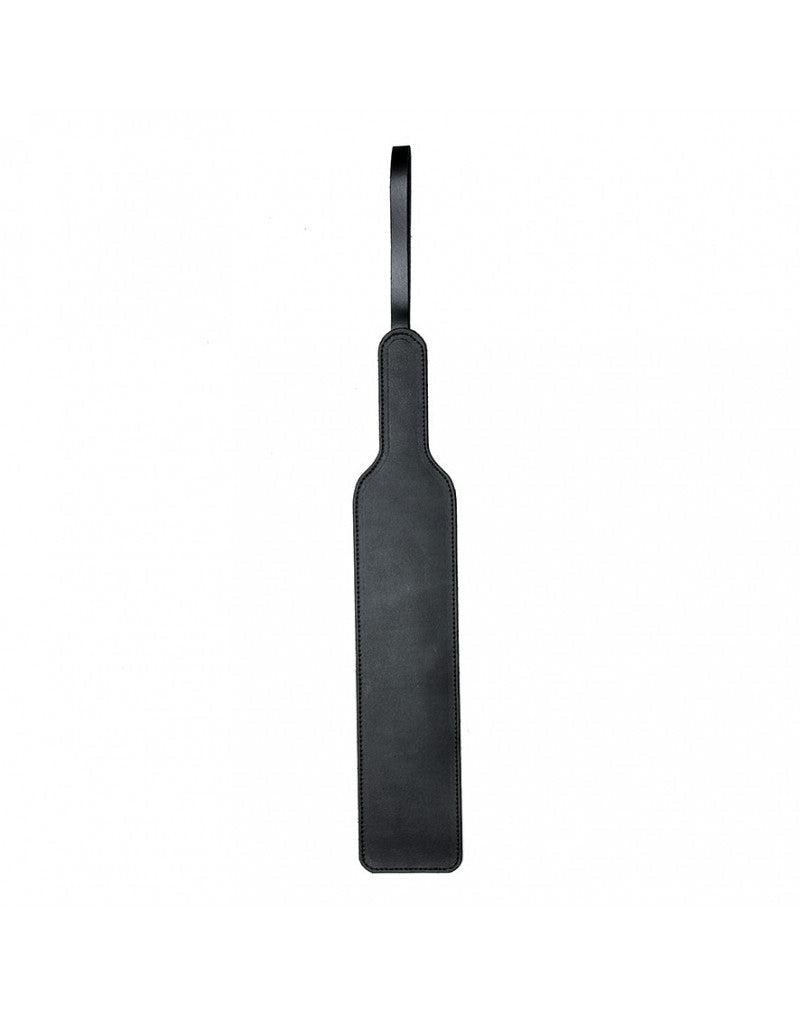 Rimba - Leren Paddle - 1 Gladde Kant - 1 Kant Met Spijkertjes - Zwart-Erotiekvoordeel.nl