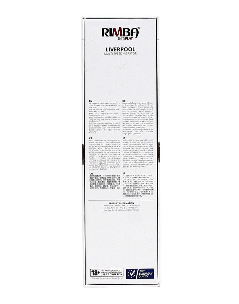 Rimba - Liverpool - Nose Job Vibrator - Zwart-Laced-up.nl