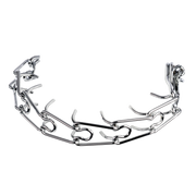 Rimba - Metalen Pinch Collar - Zilver-Erotiekvoordeel.nl