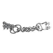 Rimba - Metalen Pinch Collar - Zilver-Erotiekvoordeel.nl