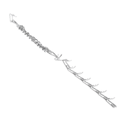 Rimba - Metalen Pinch Collar - Zilver-Erotiekvoordeel.nl