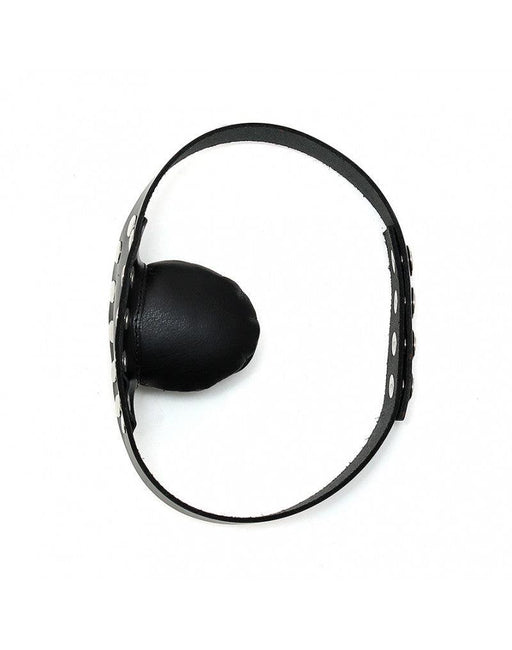 Rimba - Mondknevel met Zacht Lederen Bijt Kussen - Luxe, Verstelbare Gag-Laced-up.nl