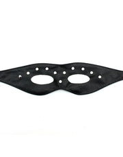 Rimba - Open-Eye Leather Eye Mask with Decorative Rivets - Laced-up.nl