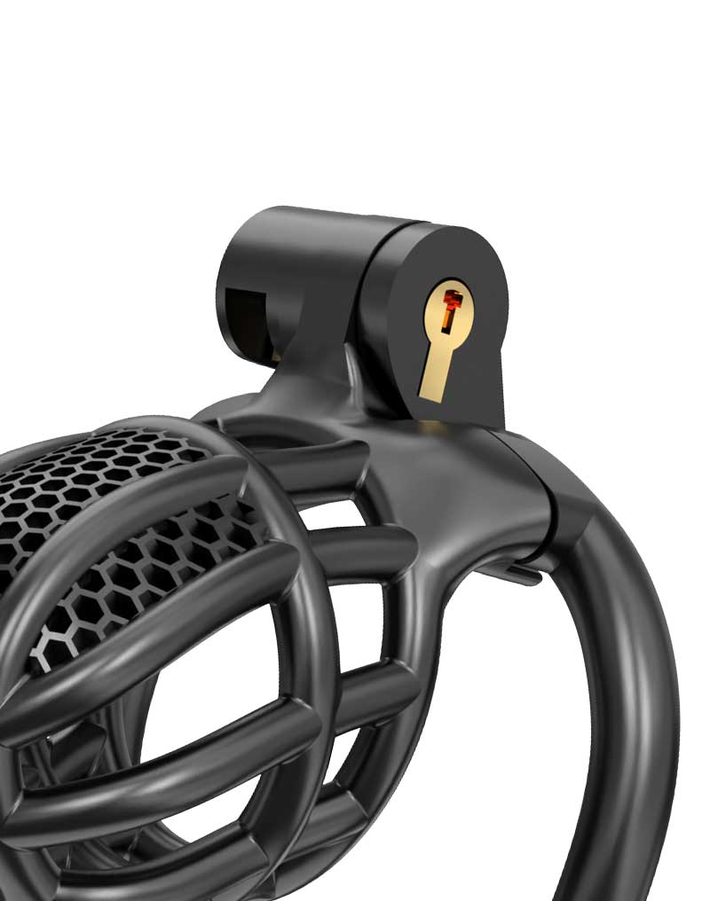 Rimba P-Cage - P-Cage PC06 - Chastity Cage - Penis Cage - Size S - Black-Laced-up.nl