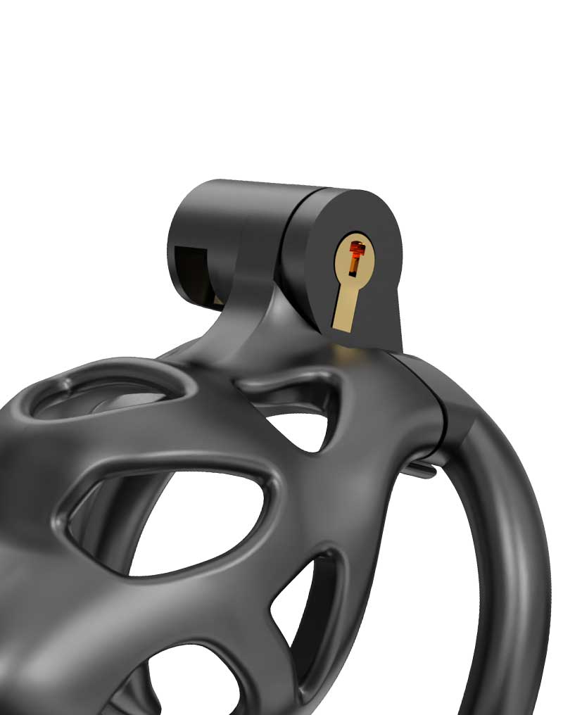 Rimba P-Cage - P-Cage PC07 - Chastity Cage - Penis Cage - Size S - Black - Laced-up.nl
