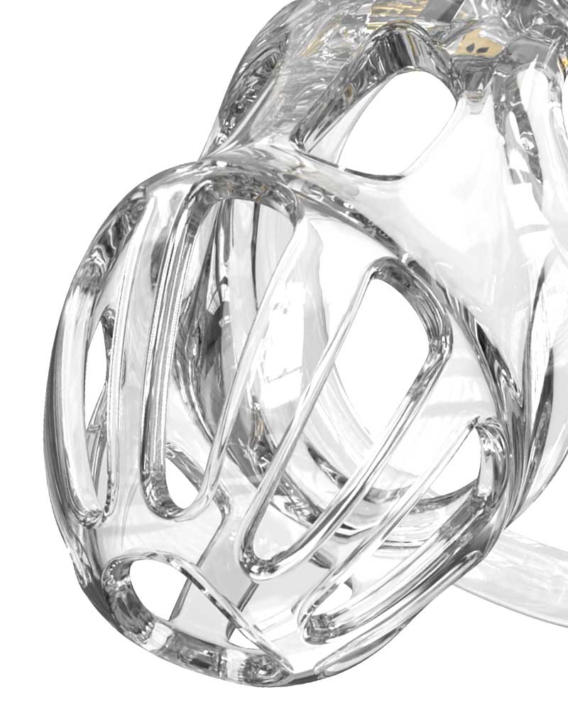 Rimba P-Cage - P-Cage PC08 - Keuschheitskäfig - Peniskäfig - Größe S - Transparent - Laced-up.nl