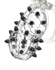 Rimba P-Cage - P-Cage PC09 - Cage de chasteté - Cage à pénis - Taille L - Transparent-Laced-up.nl