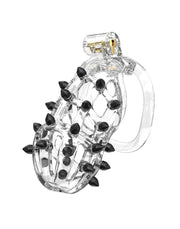 Rimba P-Cage - P-Cage PC09 - Cage de chasteté - Cage à pénis - Taille L - Transparent - Laced-up.nl