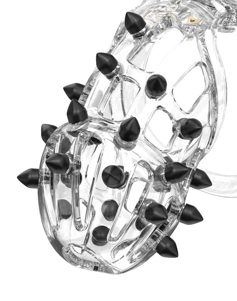Rimba P-Cage - P-Cage PC09 - Keuschheitskäfig - Peniskäfig - Größe M - Transparent-Laced-up.nl