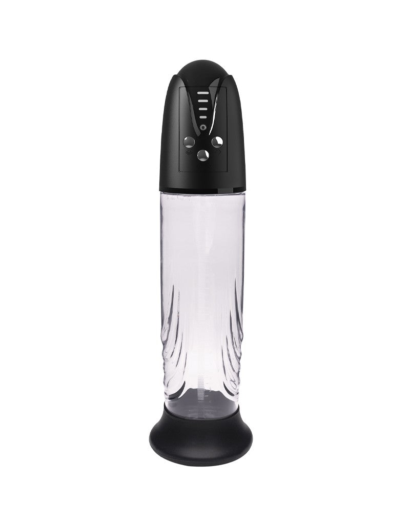 Rimba - P Pump PP05 - Elektronische Penispomp met Vagina Sleeve - Zwart-Laced-up.nl