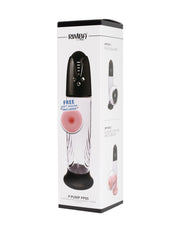 Rimba - P Pump PP05 - Elektronische Penispomp met Vagina Sleeve - Zwart-Laced-up.nl