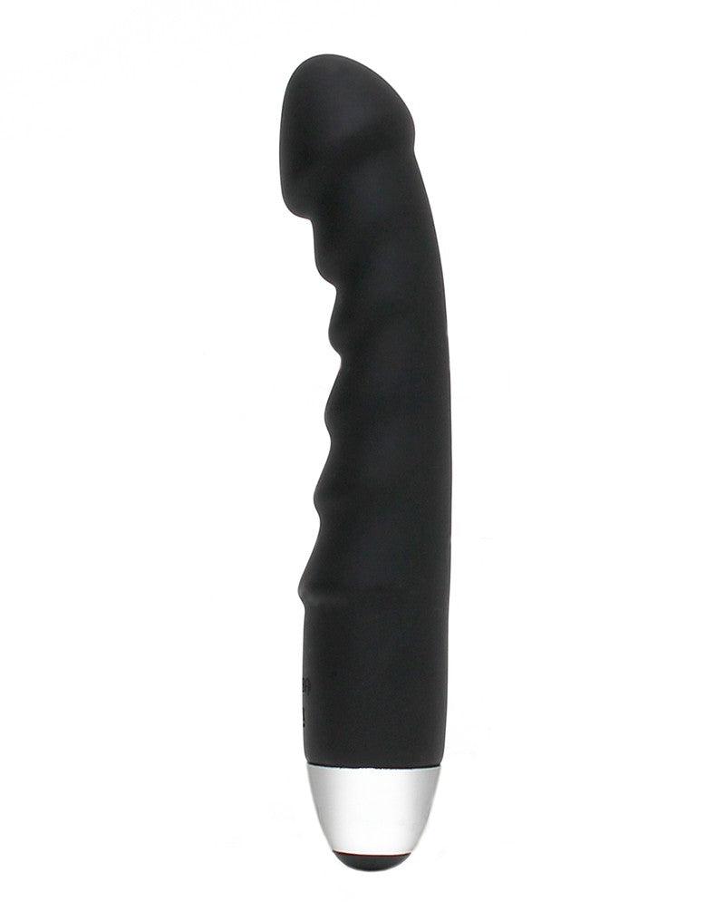 Rimba - Palma - Semi-Realistische Vibrator - 18 cm – Zwart-Erotiekvoordeel.nl