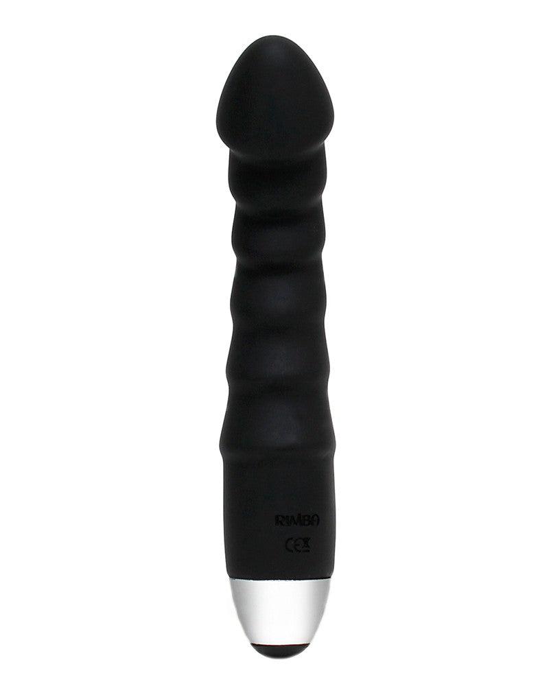 Rimba - Palma - Semi-Realistische Vibrator - 18 cm – Zwart-Erotiekvoordeel.nl