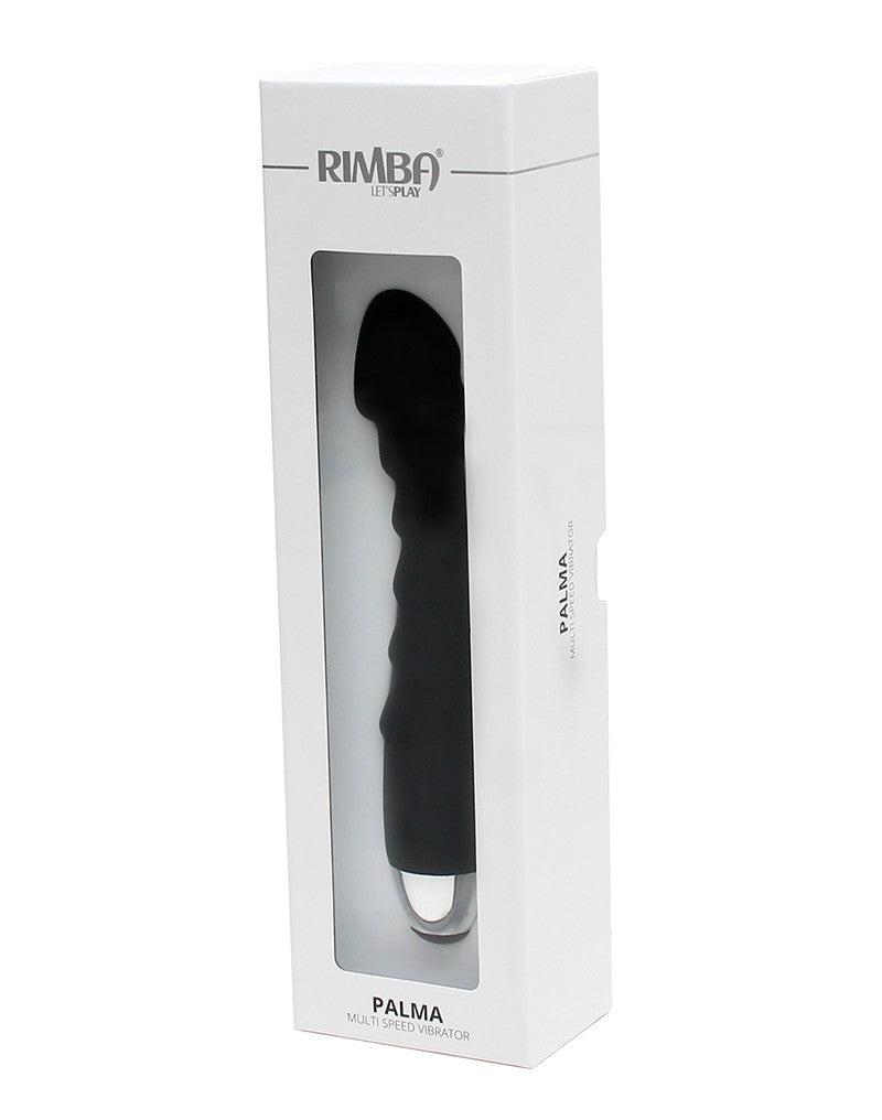Rimba - Palma - Semi-Realistische Vibrator - 18 cm – Zwart-Erotiekvoordeel.nl