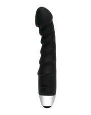 Rimba - Palma - Semi-Realistische Vibrator - 18 cm – Zwart-Erotiekvoordeel.nl