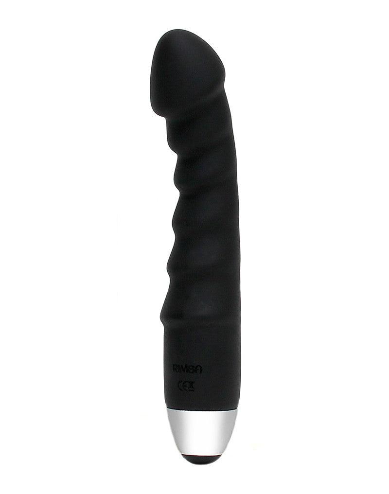 Rimba - Palma - Semi-Realistische Vibrator - 18 cm – Zwart-Erotiekvoordeel.nl