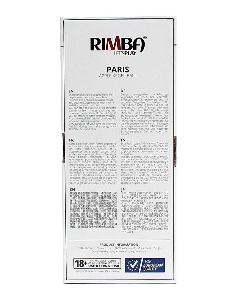 Rimba - Paris Appel Vagina Balletje - Zwart-Laced-up.nl