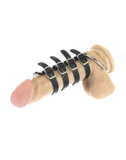 Rimba - Penis Strap Met Meerdere Leren Riempjes - Verstelbaar-Erotiekvoordeel.nl