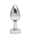 Rimba - RVS Buttplug Met LED-Verlichting Pisa - Zilver-Laced-up.nl