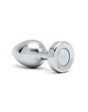 Rimba - RVS Buttplug Met LED-Verlichting Pisa - Zilver-Laced-up.nl