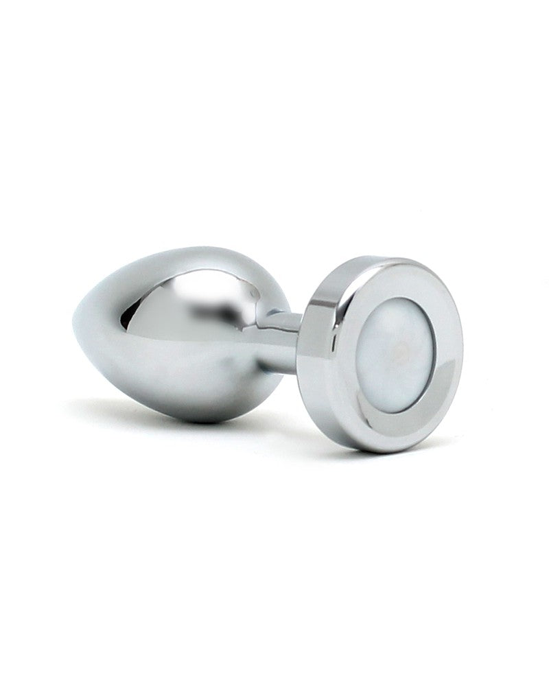 Rimba - RVS Buttplug Met LED-Verlichting Pisa - Zilver-Laced-up.nl
