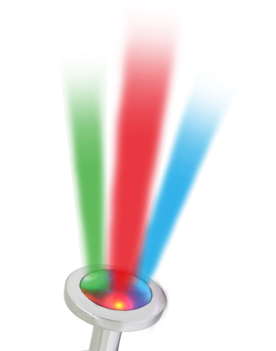 Rimba - RVS Buttplug Met LED-Verlichting Pisa - Zilver-Laced-up.nl