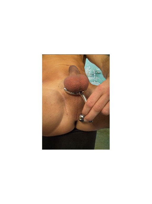 Rimba - RVS Cockring Met Buttplug - Anaal Slot-Erotiekvoordeel.nl