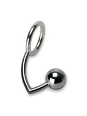 Rimba - Stainless Steel Cock Ring with Butt Plug - Anal Lock-Laced-up.nl