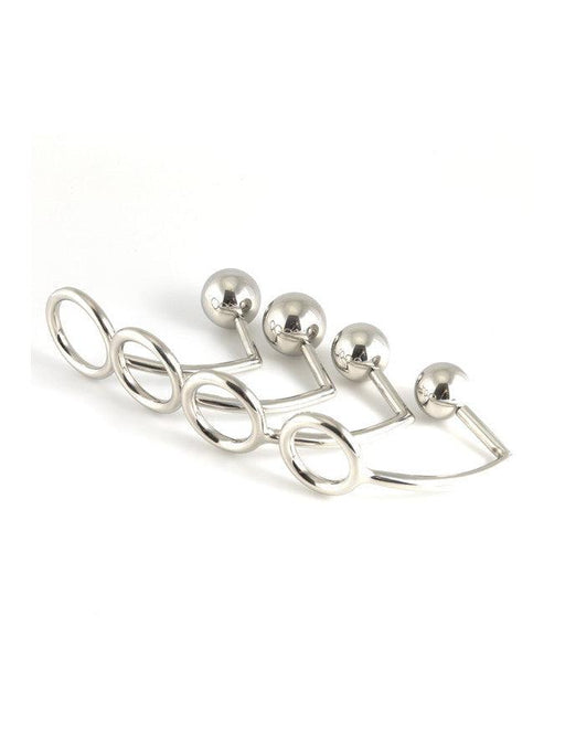 Rimba - RVS Cockring Met Buttplug - Anaal Slot-Erotiekvoordeel.nl