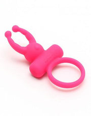 Rimba - Rome - Vibrerende Cockring Met clitoris stimulatie - Roze-Laced-up.nl