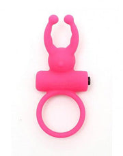 Rimba - Rome - Vibrerende Cockring Met clitoris stimulatie - Roze-Laced-up.nl