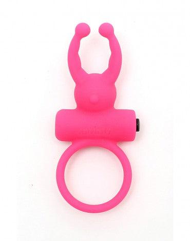 Rimba - Rome - Vibrerende Cockring Met clitoris stimulatie - Roze-Laced-up.nl