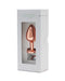 Rimba - Rosé Gouden Aluminium Buttplug Met Kristal-Laced-up.nl