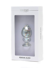 Rimba - Sensual Glass - Glazen Buttplug Zelda - Transparant-Laced-up.nl