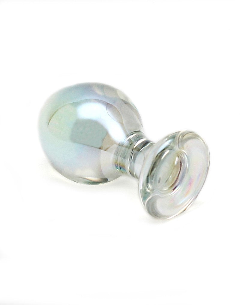 Rimba - Sensual Glass - Glazen Buttplug Zelda - Transparant-Laced-up.nl