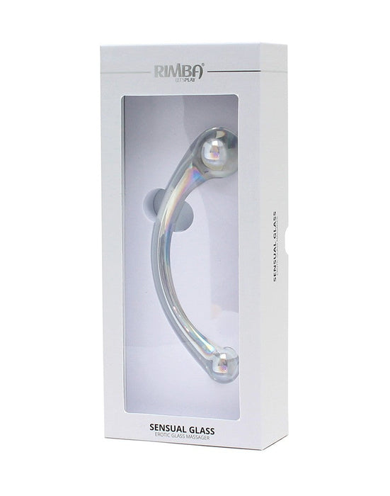Rimba - Sensual Glass - Glazen Dildo Wanda - Transparant-Laced-up.nl