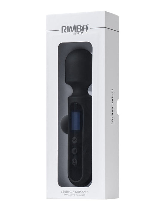 Rimba - Sensual Nights SN01 - Kleine Wand Vibrator - Massager - Zwart-Laced-up.nl