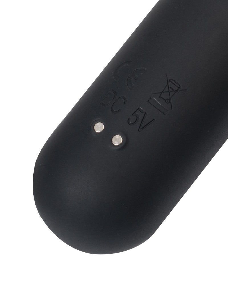 Rimba - Sensual Nights SN03 - Rabbit Vibrator - Zwart-Laced-up.nl