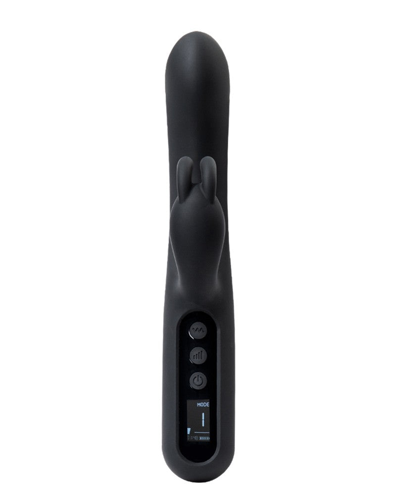 Rimba - Sensual Nights SN03 - Rabbit Vibrator - Zwart-Erotiekvoordeel.nl