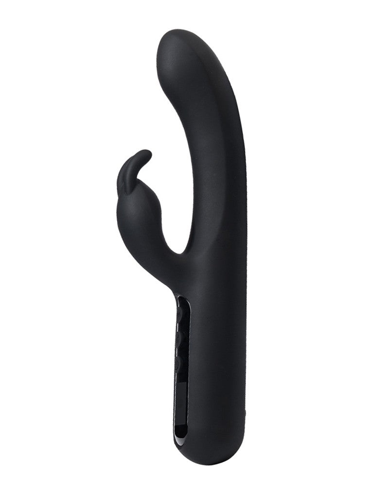 Rimba - Sensual Nights SN03 - Rabbit Vibrator - Zwart-Erotiekvoordeel.nl