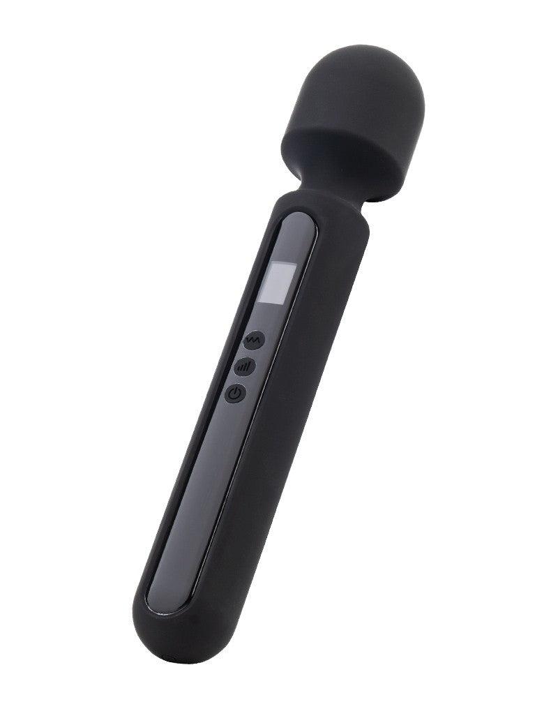 Rimba - Sensual Nights SN05 - Grote Wand Vibrator - Massager - Zwart-Laced-up.nl