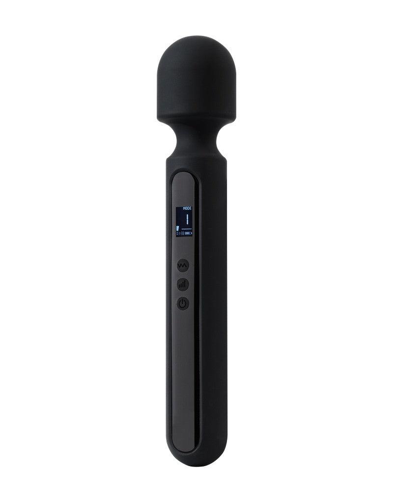 Rimba - Sensual Nights SN05 - Grote Wand Vibrator - Massager - Zwart-Laced-up.nl