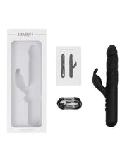 Rimba - Sensual Nights SN06 - Realistische Rabbit Vibrator - Zwart-Laced-up.nl