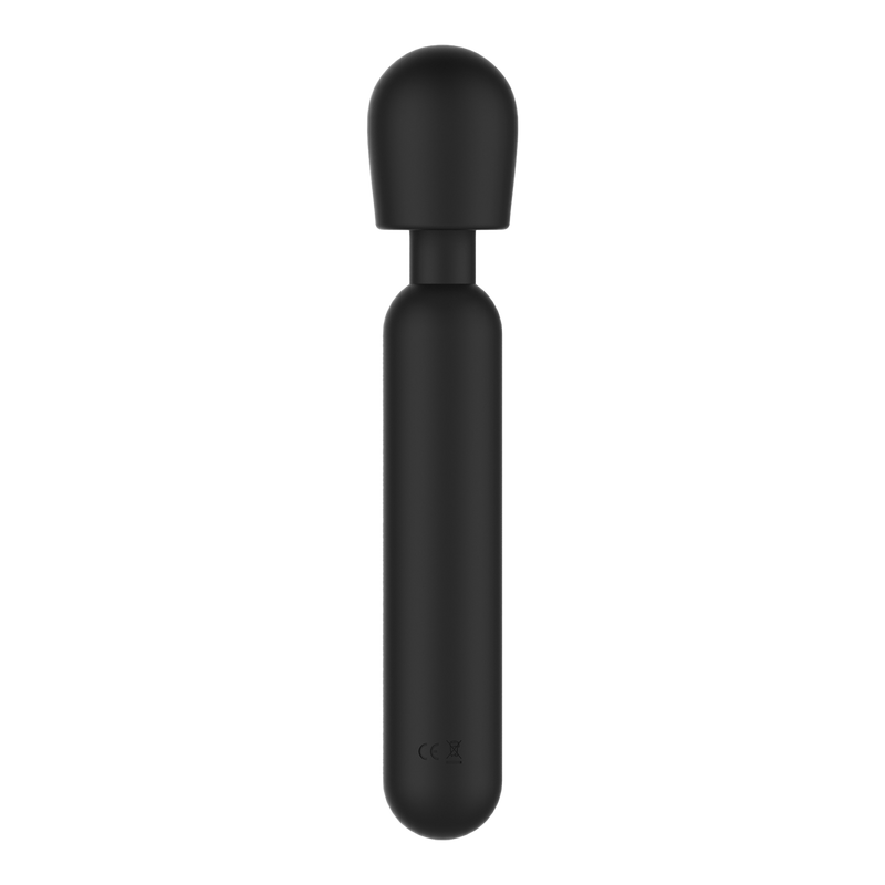Rimba - Sensual Nights SN10 - Medium Wand Vibrator - Massager - Zwart-Erotiekvoordeel.nl