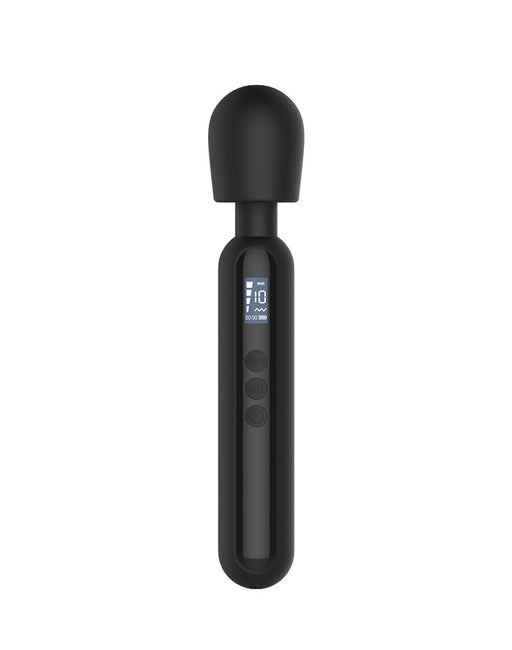 Rimba - Sensual Nights SN10 - Medium Wand Vibrator - Massager - Zwart-Erotiekvoordeel.nl