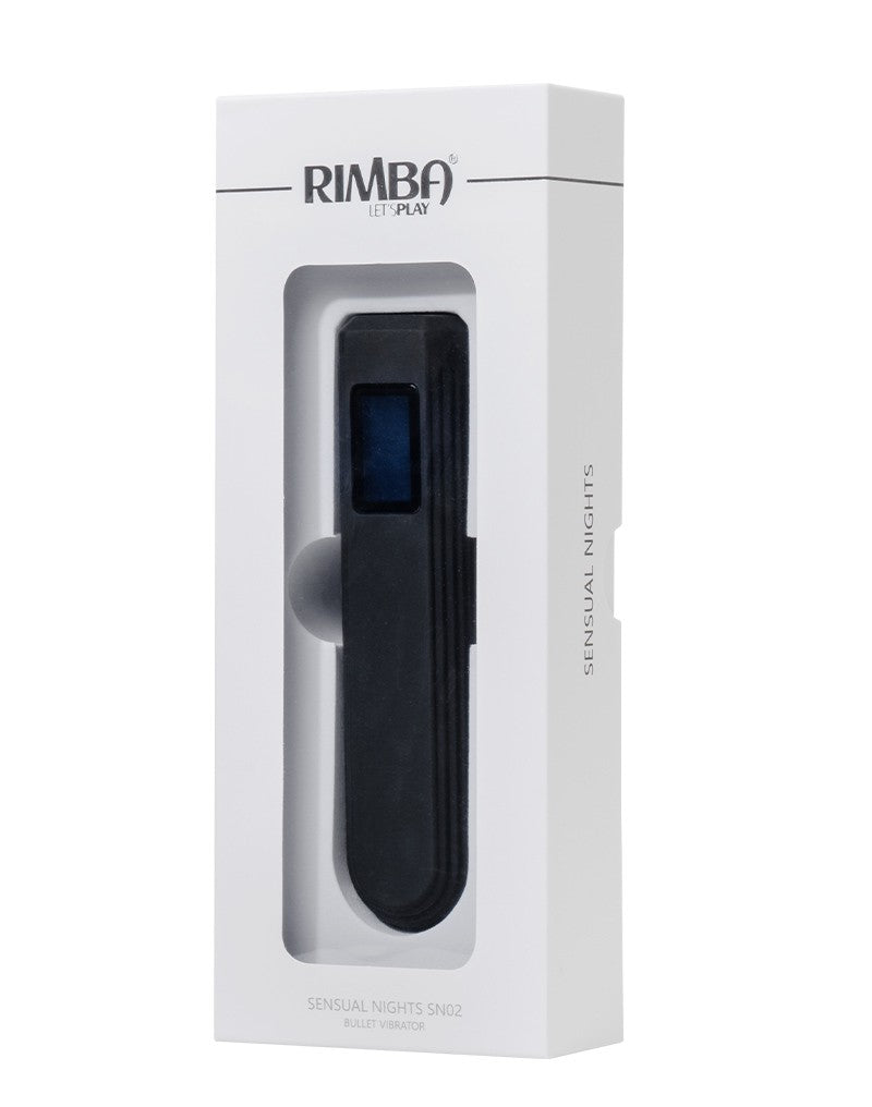 Rimba - Sensual nights SN02 - Bullet Vibrator - Zwart-Laced-up.nl