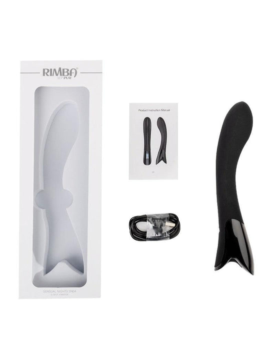 Rimba - Sensual nights SN04 - G-Spot Vibrator - Zwart-Laced-up.nl