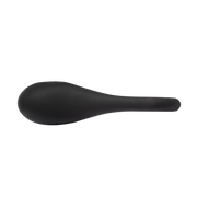 Rimba - Étireur de testicules en silicone avec bille métallique - 35 grammes - Noir-Laced-up.nl